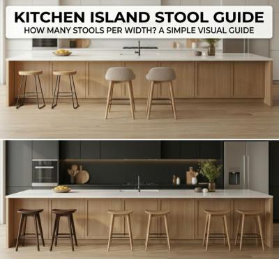 How Many Stools Fit on a Kitchen Island? A Width & Spacing Guide