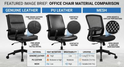 Leather Office Chairs: Comfort, Breathability & Maintenance