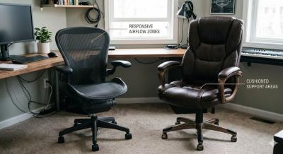 Mesh vs Leather Office Chair: Which Is Better for Home Working?