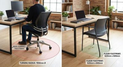 Swivel vs. Fixed Office Chairs