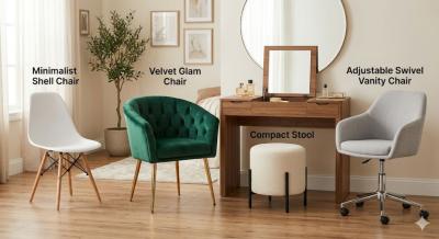 Vanity Chair Ideas: Every Style from Glamour to Minimalist