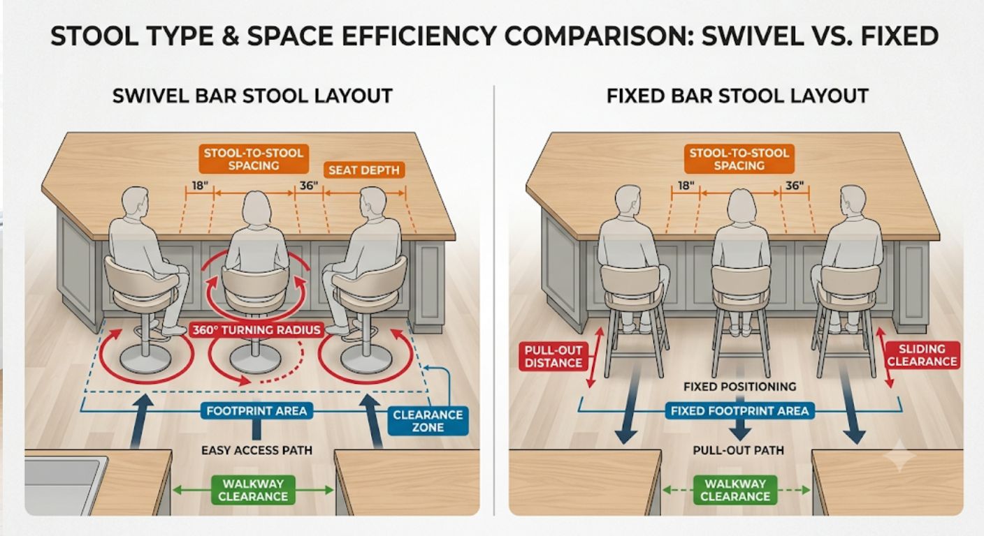 Swivel Vs Fixed Bar Stools