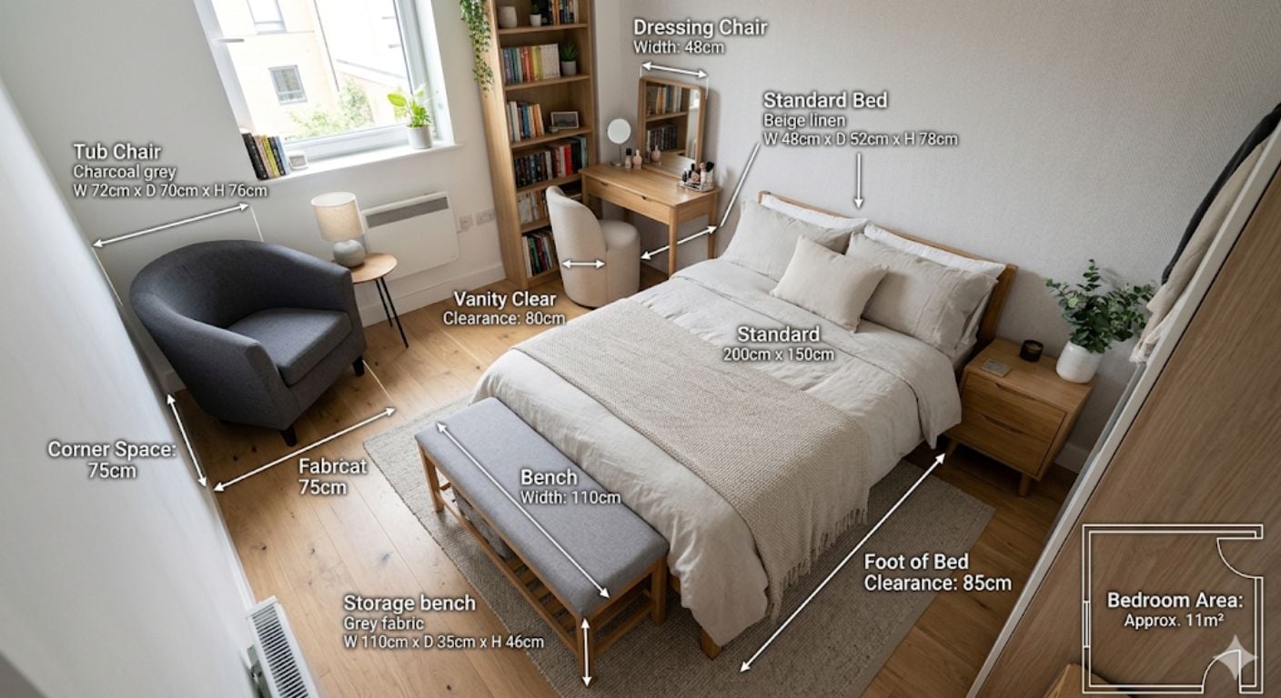 Small Bedroom Chair: How to Choose One Without Crowding the Room