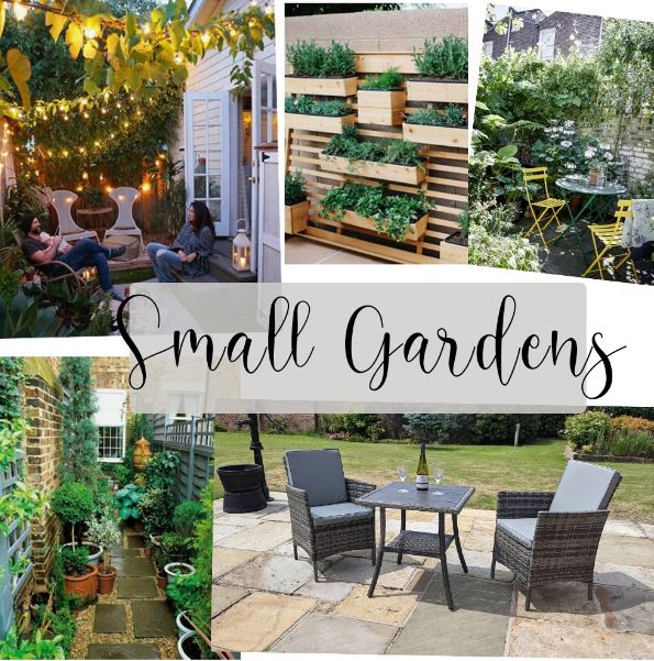 Collage of Small Gardens