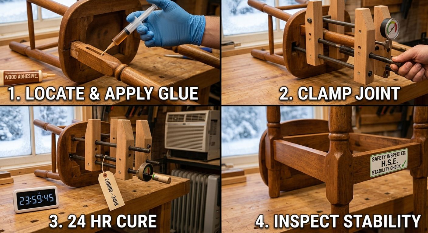 How to Fix a Squeaking Bar Stool image