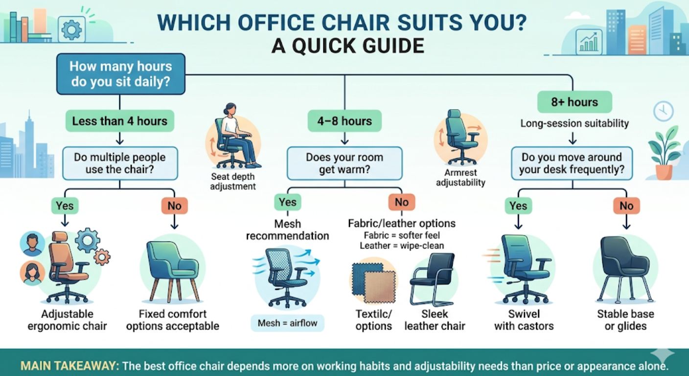 Best Office Chairs: Shortlist + Decision Tree