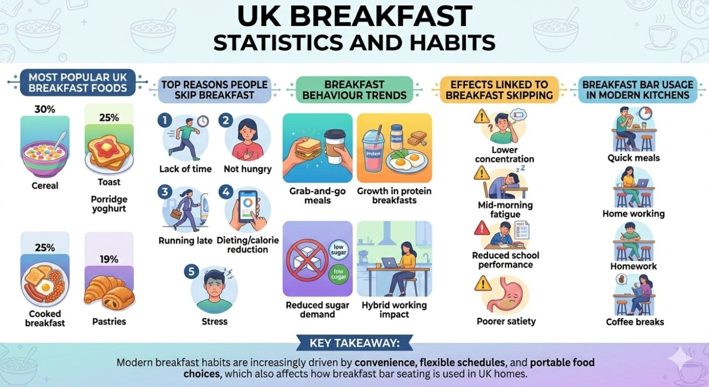 Breakfast Statistics infographic