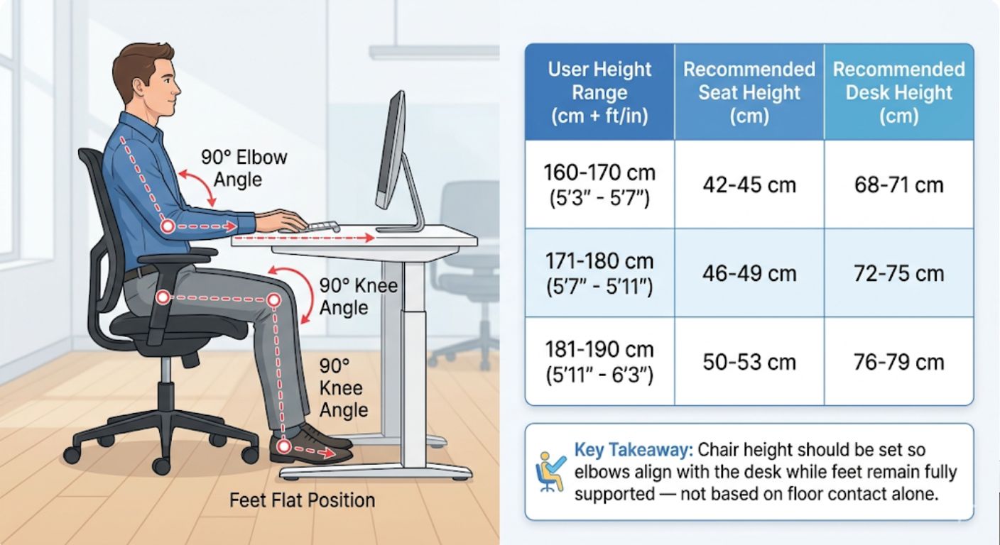 chair height 