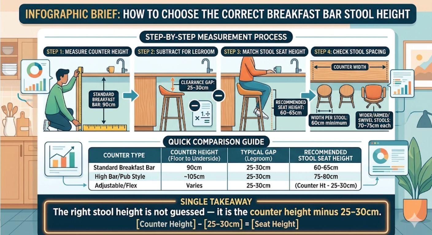 correct height stool