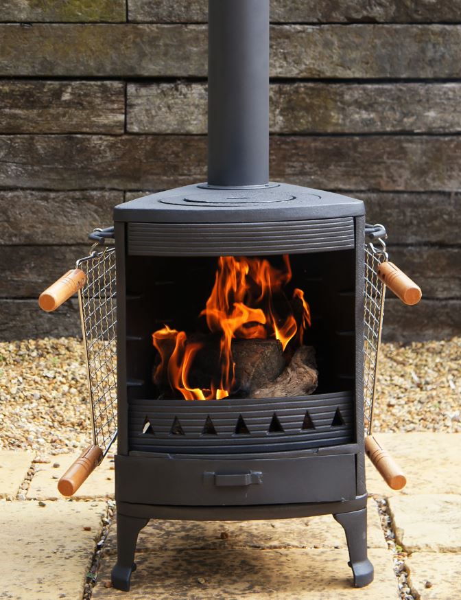 Hellfire GARDEN Cast Iron Stove Cooker BBQ Patio Heater - Pizza Oven -  NaturalHeating.co.uk