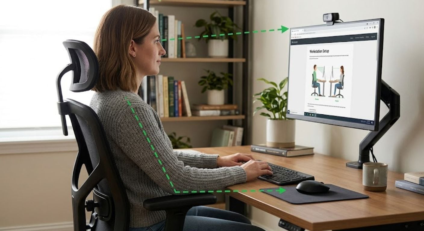 desk and screen image