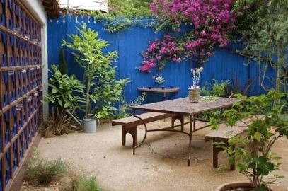 Colourful fence panels