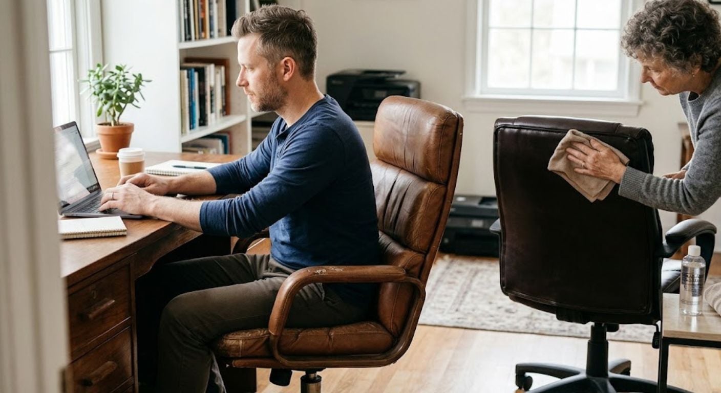 chair in home office