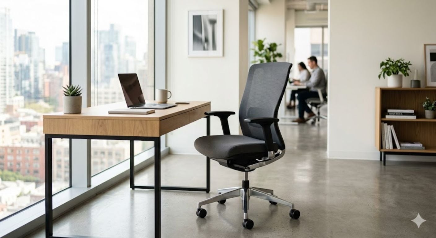 minimalist office chair image